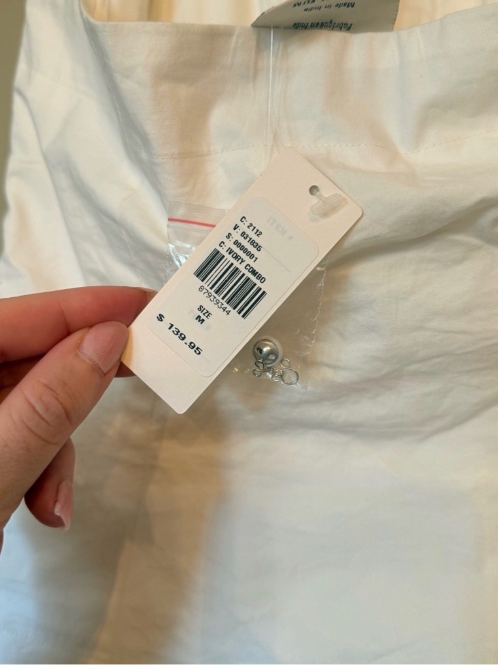 NWOT - BHLDN White Halter Midi Dress - Picture 4 of 5